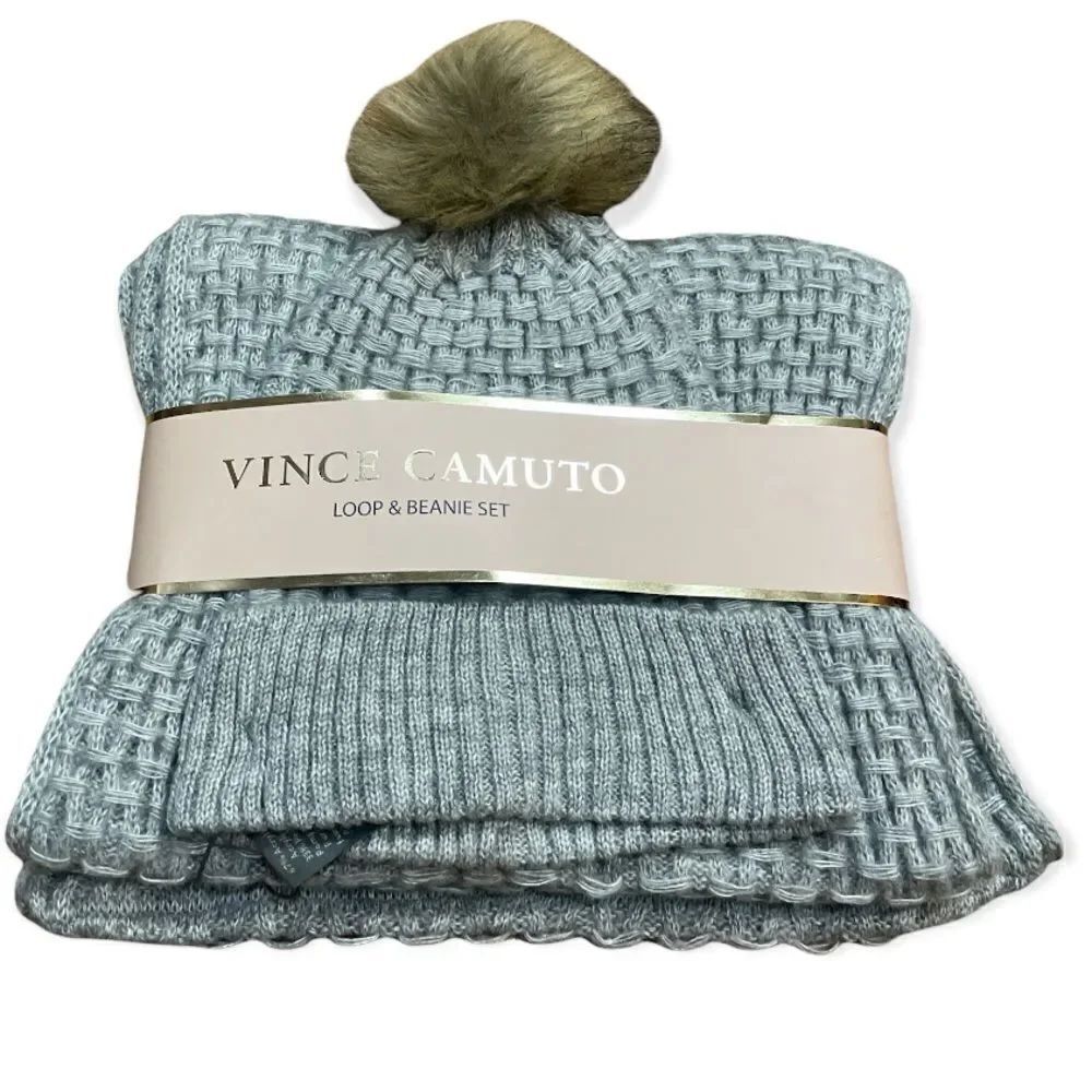 Vince Camuto loop & beanie set (3820) NWT